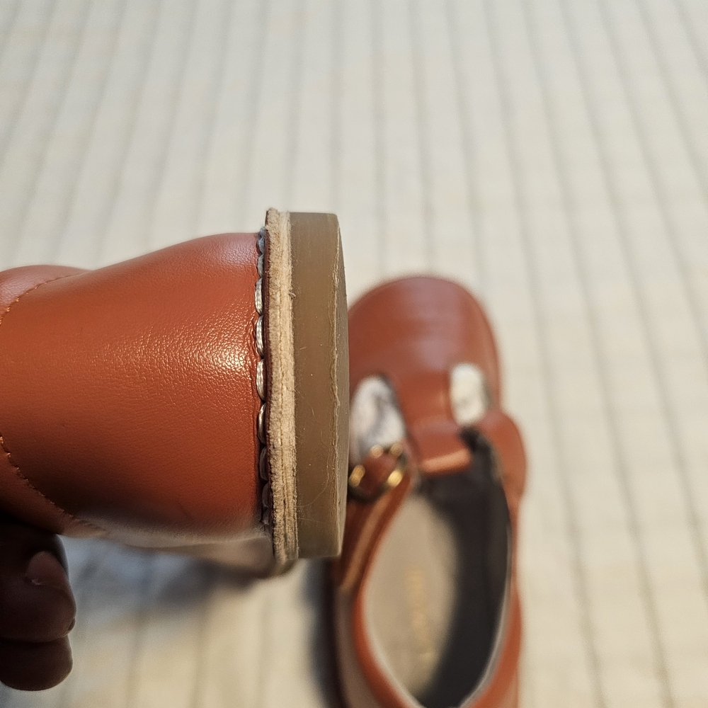 L'Amour Brown Kids Dress Shoes - Picture 2 of 7
